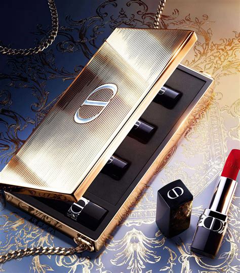 christian dior lipstick gift set|dior lipstick set with clutch.